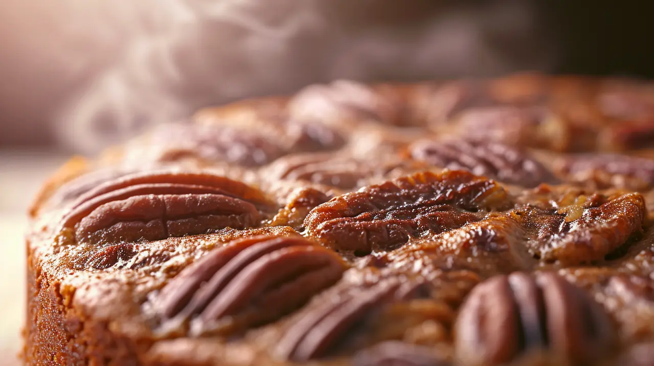 עוגת אגוזי פקאן בחושה להכנה מהירה