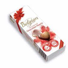 בלג'יאן-לבבות שוקולד בלגי 65 גר'