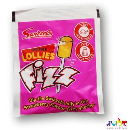 סוכ' פיז אבקה בטעם תות/ פירות בודד 14 גרם