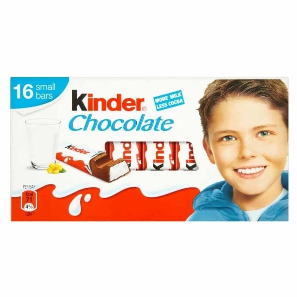 קינדר שוקולד אצבעות 200 גרם
