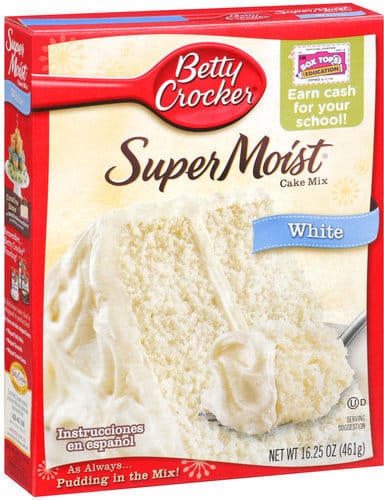 בטי קרוקר תערובת עוגה לבנה 461ג'