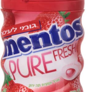 מסטיק מנטוס טעם תות שדה 60 גרם