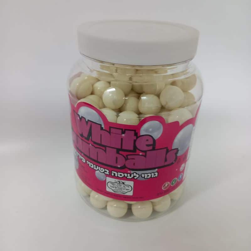 גומי לעיסה לבן מנצנץ 800 גרם