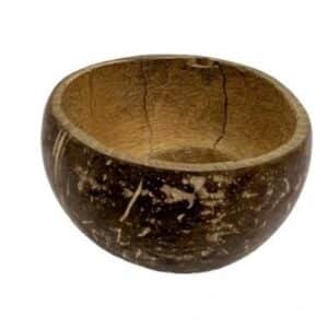 קערית מחצי אגוז קוקוס טבעי מבריק (פוליש)