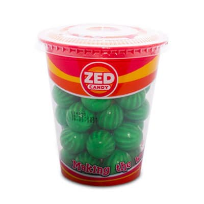 כוסות גומי לעיסה בטעם אבטיח 150 גרם