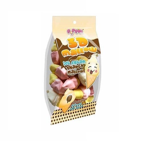 פופין מרשמלו 3D גלידה בטעם שוקולד 100 גרם