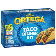 אורטגה טאקו מקסיקני 12 יחידות 140 גרם