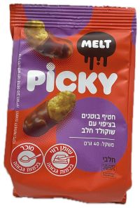 PICKY חטיף בוטנים בציפוי שוקולד חלב 40 גרם