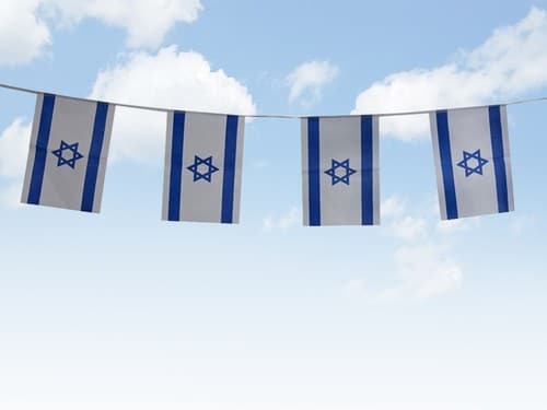 שרשרת דגל בד 4 מטר