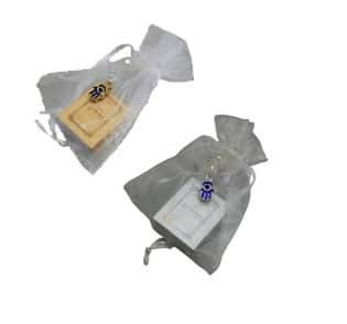 תהילים לבן אורגנזה + חמסיקה מארז 12 יח'