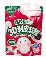 ממתק גומי מתקלף ליצ'י 75 גרם