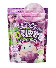 ממתק גומי מתקלף ענבים (שקית גדולה) 130 גרם