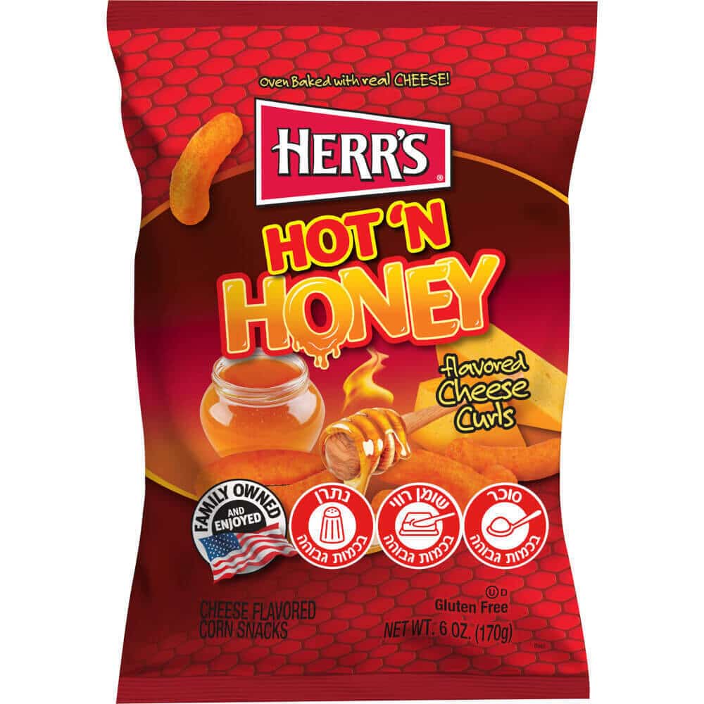 חטיף תירס חריף צ'דר ודבש 170 גרם