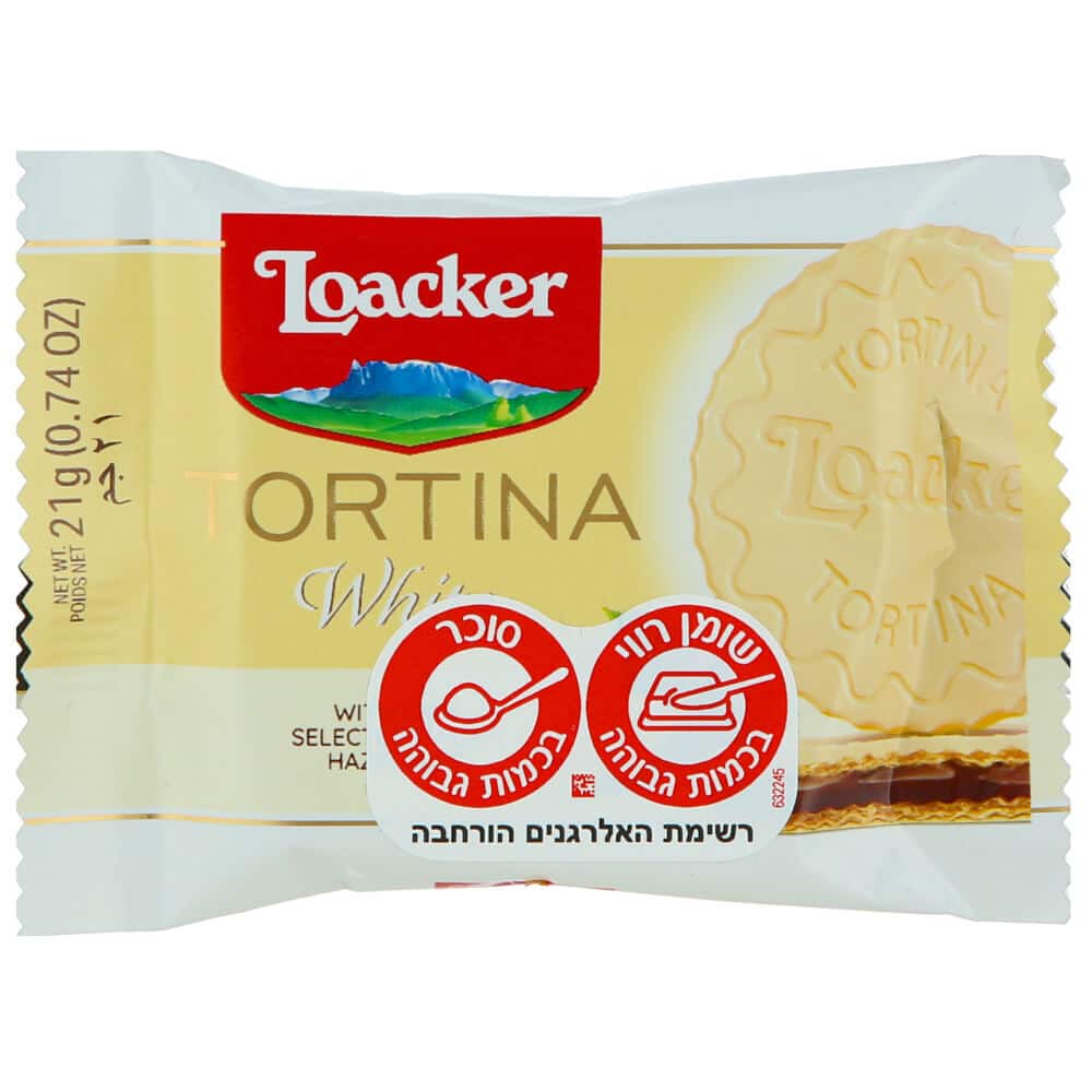 טורטינה לבן 21 גרם