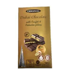דובאי שוקולד חלב במילוי פיסטוק וקדאיף 200 גרם